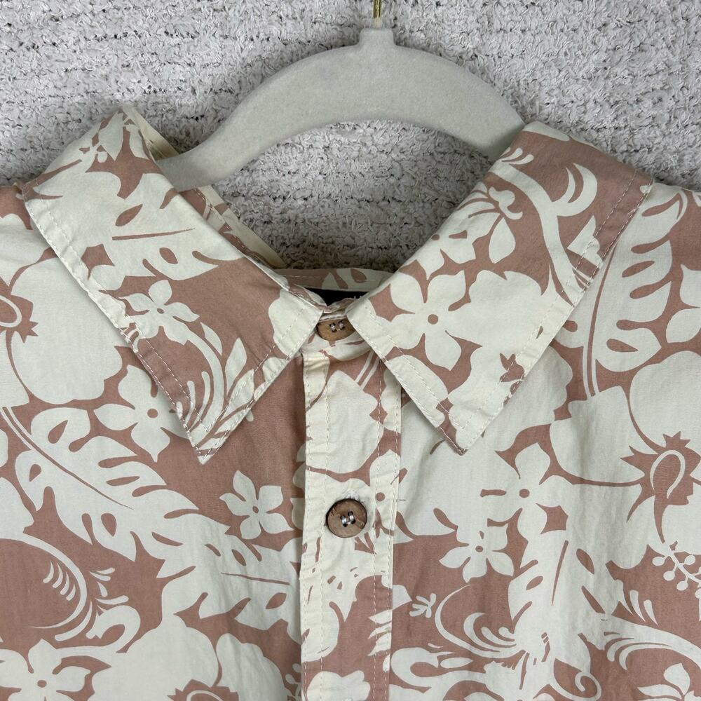 Vintage Nascar Mens Shirt XL Tan Beige Tropical Dale JR 88 Chase Authentics Top - Picture 3 of 13